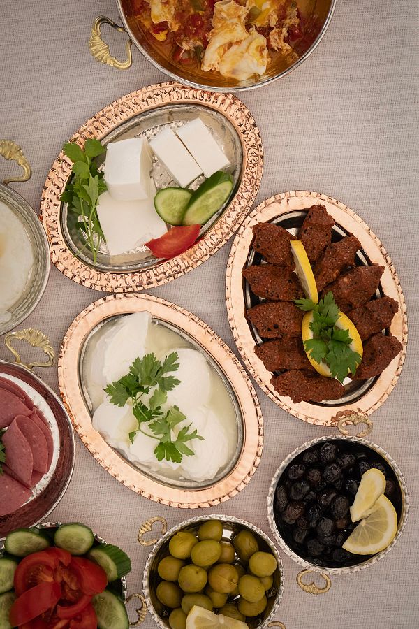 ANTEP DÜNYASI-طبق تقديم نحاسي 1 قطعة 1