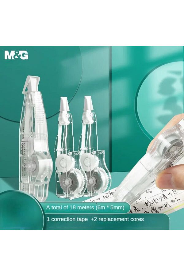 Choice-Act56022 M&g Stationery 6m*5mm Correction Tape Set Smooth 1 Correction Tape 2 Replacements Combinati 1
