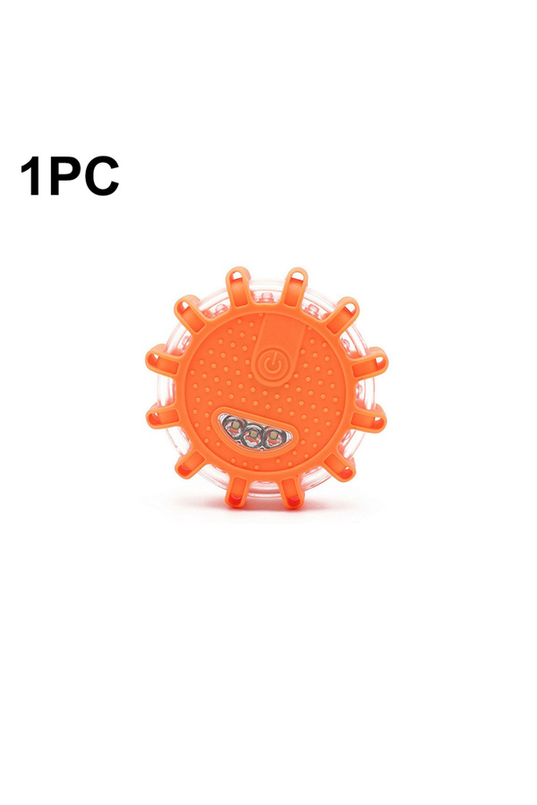 Choice-1pc Car Emergency Strobe Flashing Warning Light Roof Road Safety Lamp Roadside Orange Beacon Magneti 1