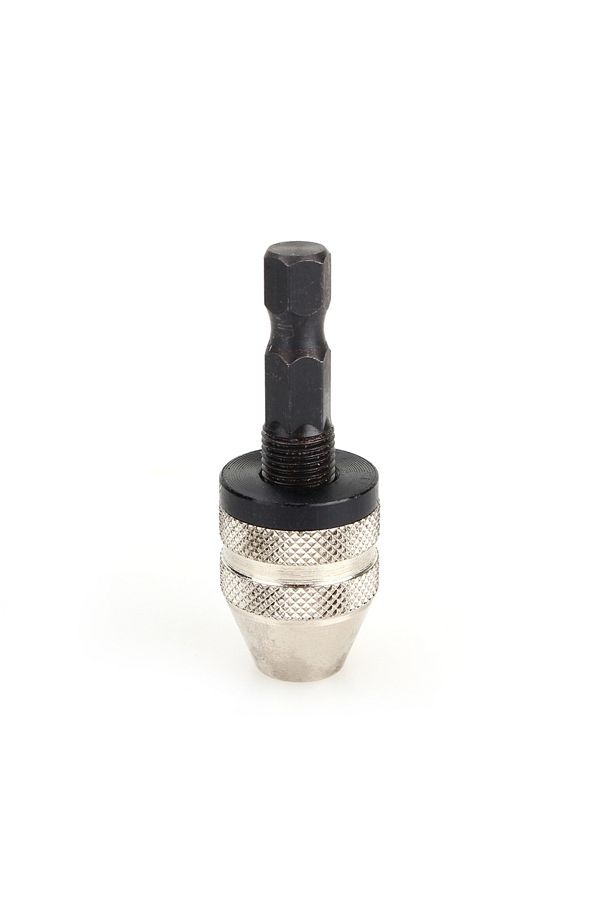 Choice-0.3-3.6mm 1/4" 0.3~3.6mm Keyless Drill Bit Chuck Hex Shank Adapter Converter Keyless Drill Chuck In 1
