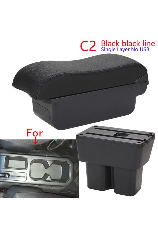 Choice-C2 Black Line No Usb For Suzuki Jimny Armrest For Jimny Jb74 Car Armrest Box 2018-2024 Retrofit Part 1