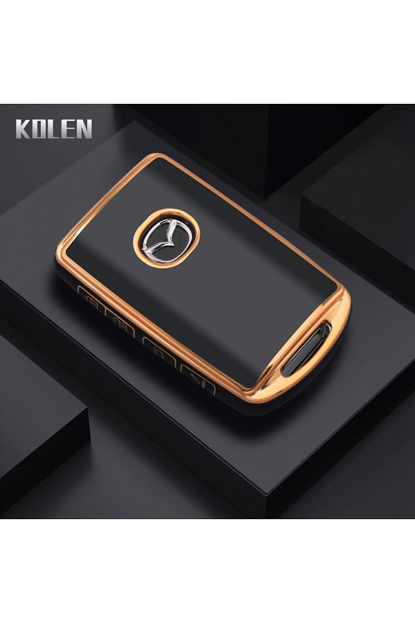Choice-Black only case New TPU Car Key Case Cover Shell For Mazda 3 Alexa CX30 CX-4 CX5 CX-5 CX8 CX-8 CX-30 1