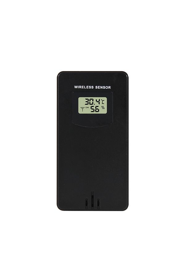 meterk-Black Temperature Humidity Wireless Sensor Meter Hygrometer Electronic Digital Thermometer In/outdoo 1
