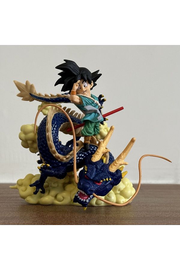 Choice-No Box 13cm Dragon Ball Anime Figure Goodbye Goku Shenron Gt Son Goku Super Saiyan Pvc Action Figure 1