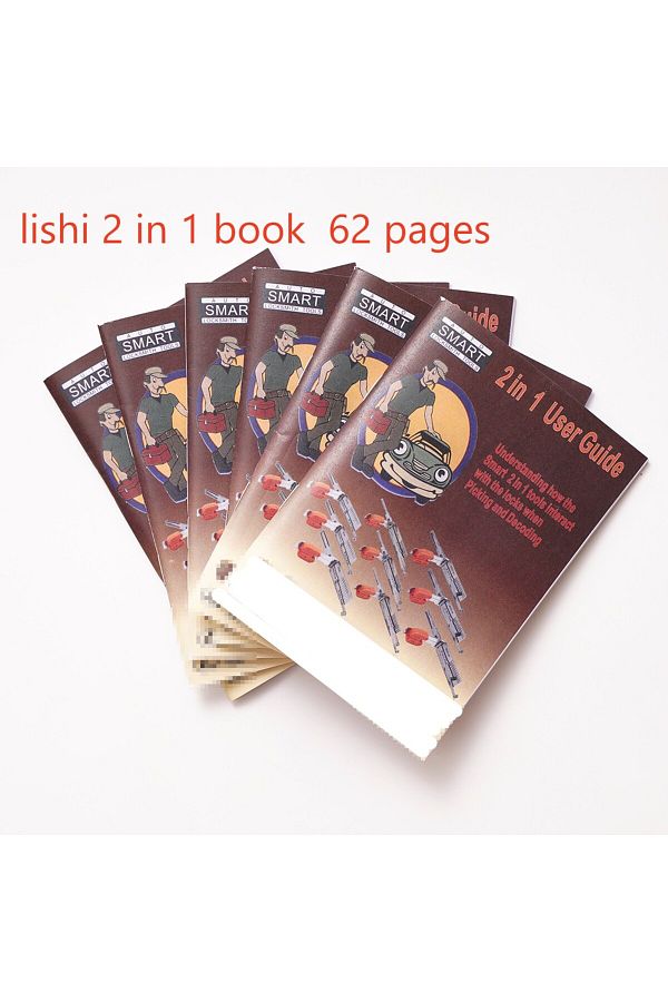 ITSkey-Lishi 2 In 1 Tool Book User Manual User Guide For Car Lock Lishi Tools Also With Pdf Manual 1
