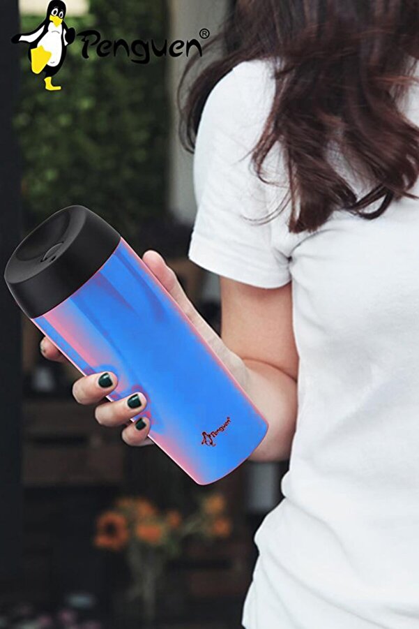Penguen -3027 Mavi Mug Termos 400ml