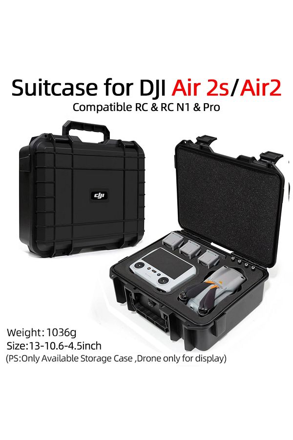 ERIKOLE-Black No Strap For Dji Air2/2s Portable Storage Bag Shoulder Travel Carring Case With Band Handheld 1