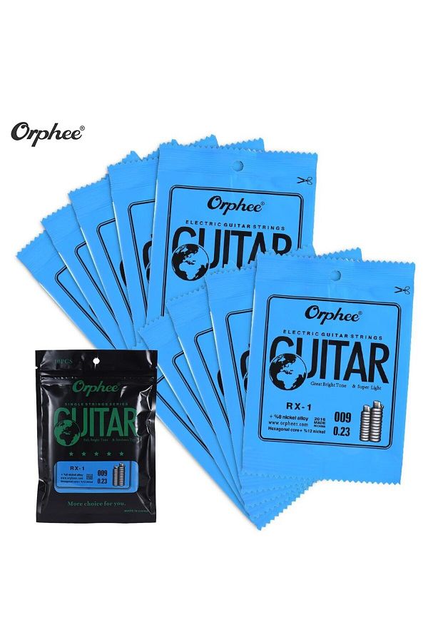 Choice-Orphee Rx-1 (.009) Orphee Rx-1 Single String Replacement For Electric Guitar 1st E-string (.009) 10p 1