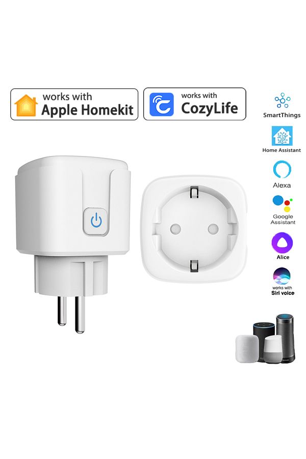 Doit.am-Homekit Homekit Wifi 16a Eu Smart Socket Ac100~240v High Power Outlet App Remote Control Timer Plug 1