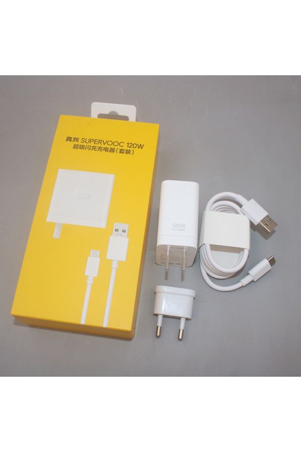 Choice-Eu Set Box New Realme Gt 6 6t Neo6 120w Charger Supervooc Fast Charging Power Adapter 12a Type C Cab 1