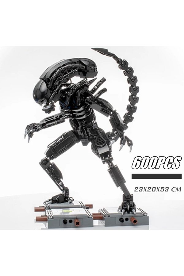 Choice-No Retail Box 600pcs Prometheus Aliens Vs Predator Space Aliens Figure Mech Model Building Blocks Br 1
