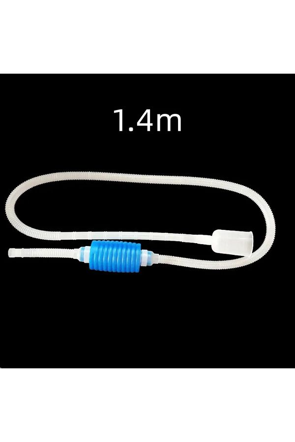Choice-140cm Aquarium Siphon Fish Tank Syphon Vacuum Cleaner Pump Semi-automatic Water Change Changer Grave 1