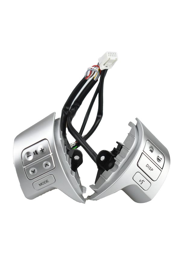 Choice-Sliver New Steering Wheel Control Button Switch For Toyota Corolla Zre150l Zre151l Zre152l 2007-2009 1