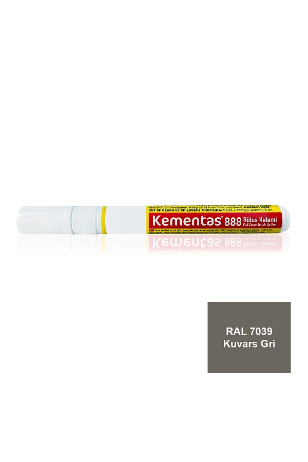 Kementaş-RAL 7039 Quartz Gray Full Coverage MobTouch Up Pen Full Coverage Touch Up Pens 1