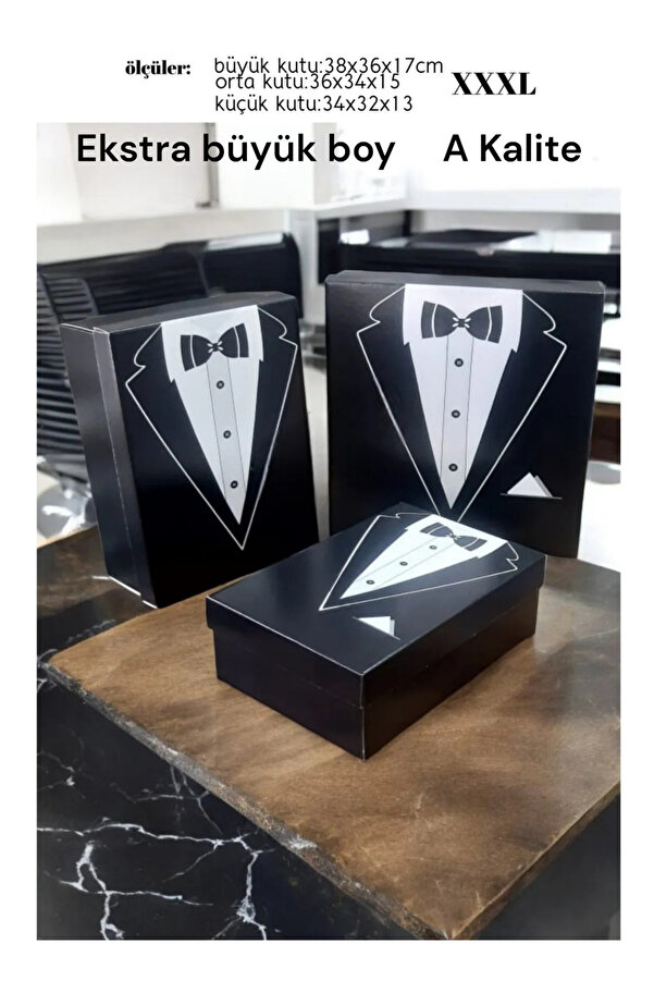 YUNESCO MOBİLYA VE HEDİYELİK Hediye Kutusu Anneler Günü, Düğün, , Bebek Partisi, Babalar Günü, Doğum Günü, Sevgililer Günü 3 Li