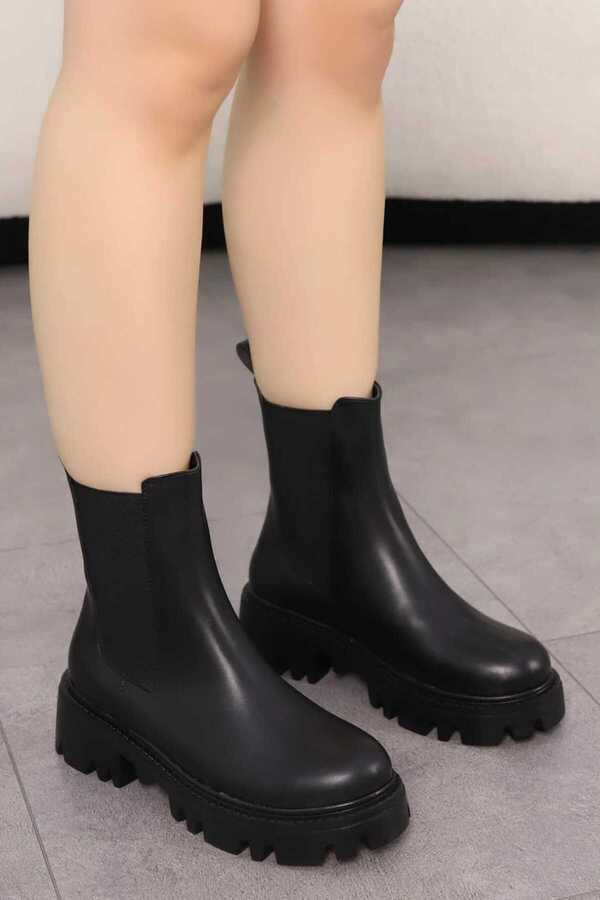 Cananın Pabuçları Jvl 103 High Sole Elastic Boots