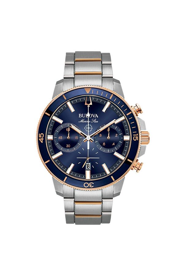 Bulova-Ανδρικό ρολόι Bulova 98B301, Quartz, 45mm, 20ATM 1