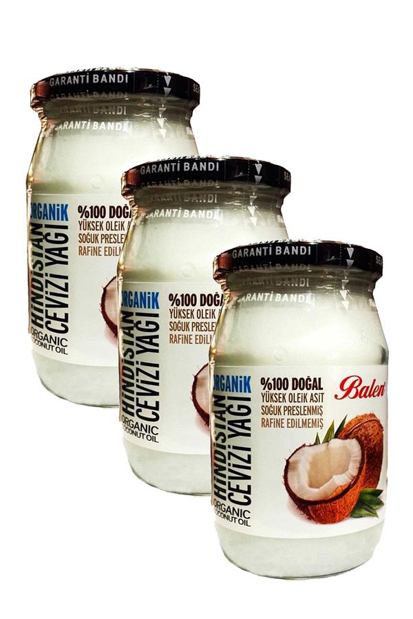Balen-Organic Coconut Oil (COLD PRESS) 300 gr X 3 Pieces 1
