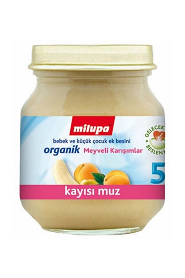 Milupa Organik Kayısı Muz 125 gr 8699745001032