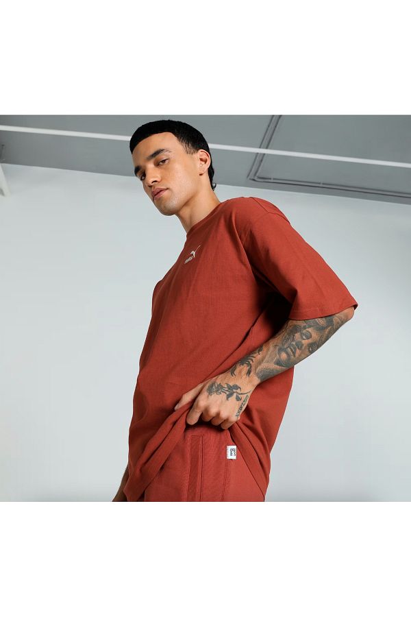 Puma-Better Classics - Mars Red Oversized Tee 1