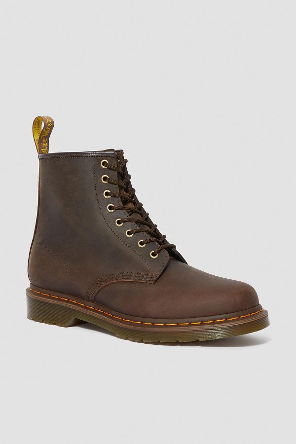 Dr. Martens-1460 Dunkelbraunes Crazy Horse 1