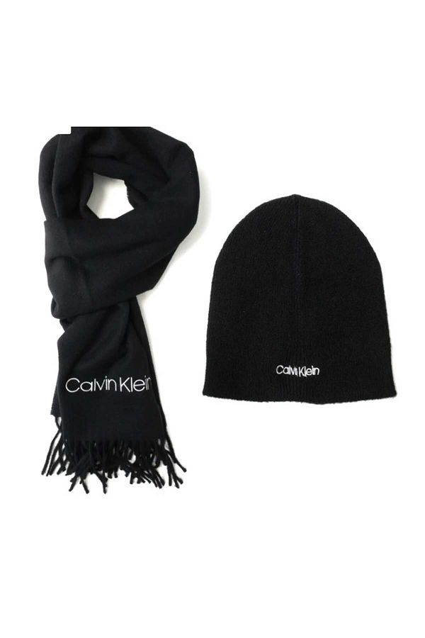 Calvin Klein-Unisex Schal-Beanie-Set K50k507552-bax 1
