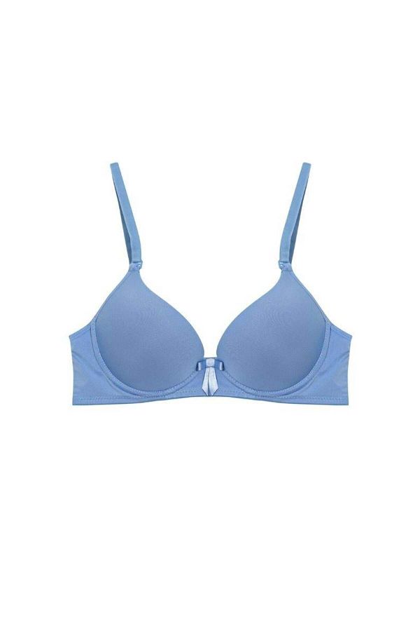 Cansoy-Blue Bra with Microfabric Support (161) 1