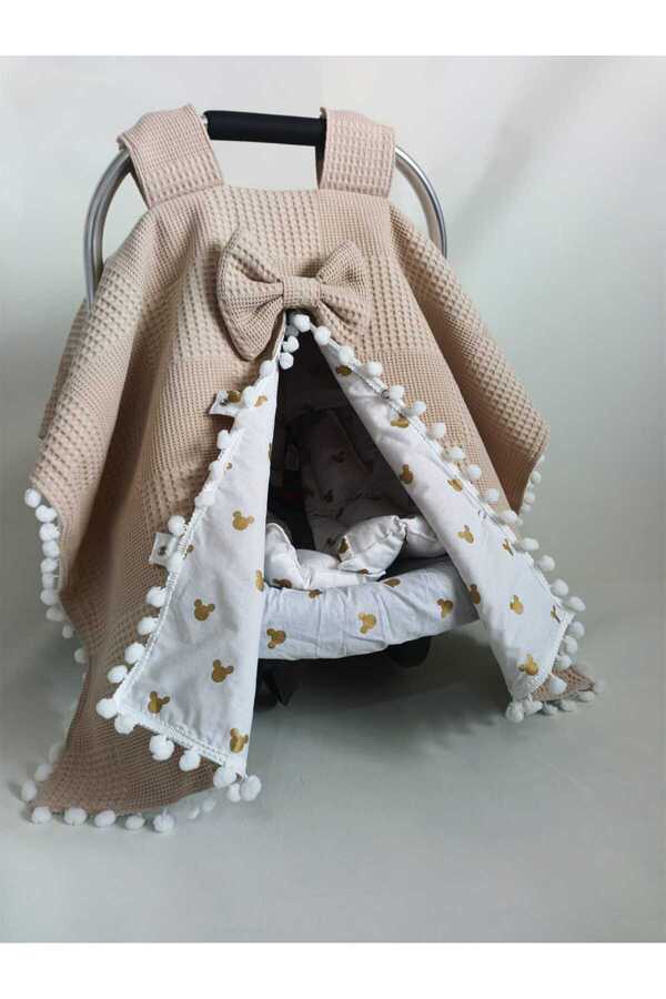 Wenaris Çift Taraflı Puset Örtüsü 1 Parça (PUSET MİNDERİ VE PUSET ÇARŞAFI DAHİL DEĞİLDİR)