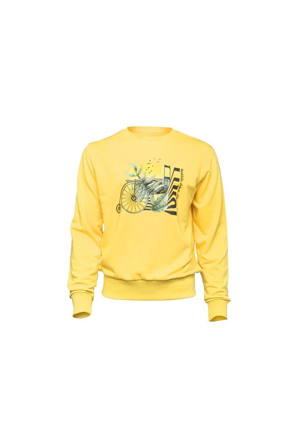 Biggdesign-Nature Bicycle on the Neck Men's Sweatshirt 1