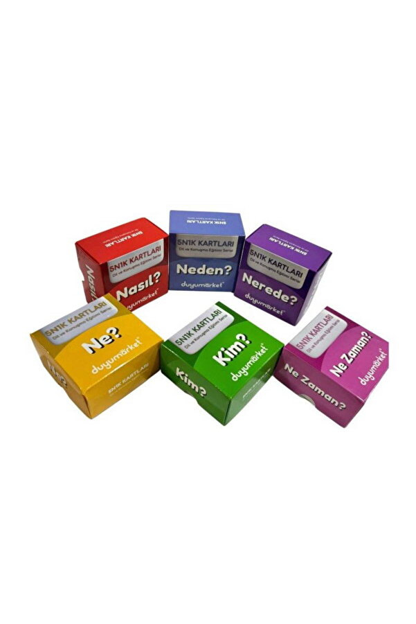 DuyuMarket 5n1k Dil Konuşma Kartları - 6mp#039lı Set