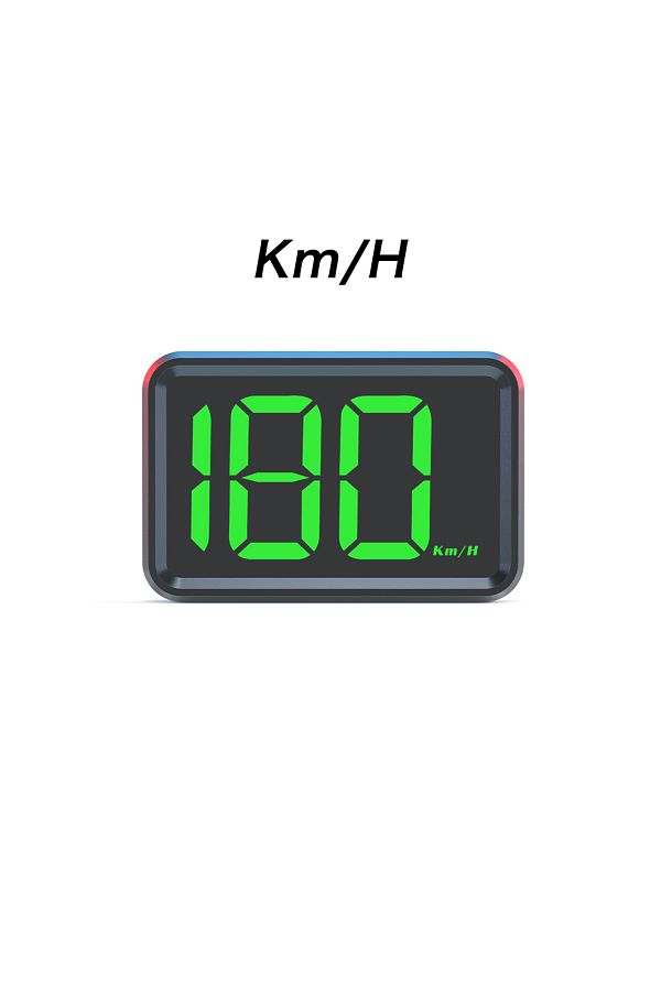 Choice-X1 Green Kmh Zqkj X1 Auto Digital Speedometer Gps Hud Gauges Head Up Display Car Universal Big Font 1