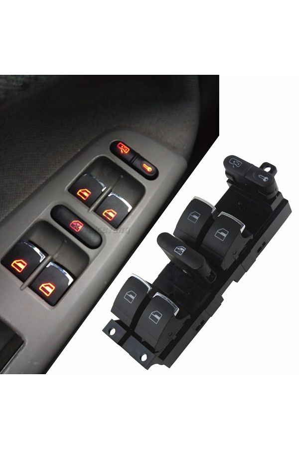 Choice-OEM quality For VW 99-04 GTI Golf 4 Jetta MK4 BORA BEETLE Passat B5 B5.5 Window Control Switch Bu... 1