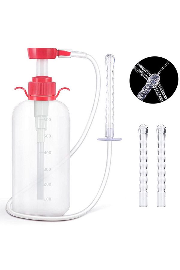 Choice-600ML Bidet Vaginal Clearner Anal Douche Enema Ass Anus Cleaning Syringe Washing Irrigator Clean ... 1