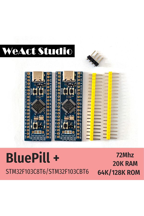 Choice-Stm32f103cbt6 Weact Stm32f103c8t6 Stm32f103cbt6 Stm32f103 Stm32f1 Bluepill Plus Arm Stm32 Minimum Sy 1