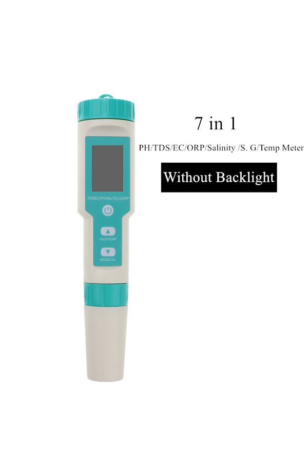 JUANJUAN-Without Backlight Com-600 7 In 1 Ph Tds Ec Orp Salinity S. G Temp Meter Water Quality Monitor Teste 1