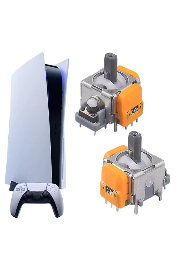 ALLOYSEED-For Ps5 2pcs Hall Effect Joystick Module For Ps5/ps4/switch Pro/xbox,upgraded High Precision 3d Anal 1