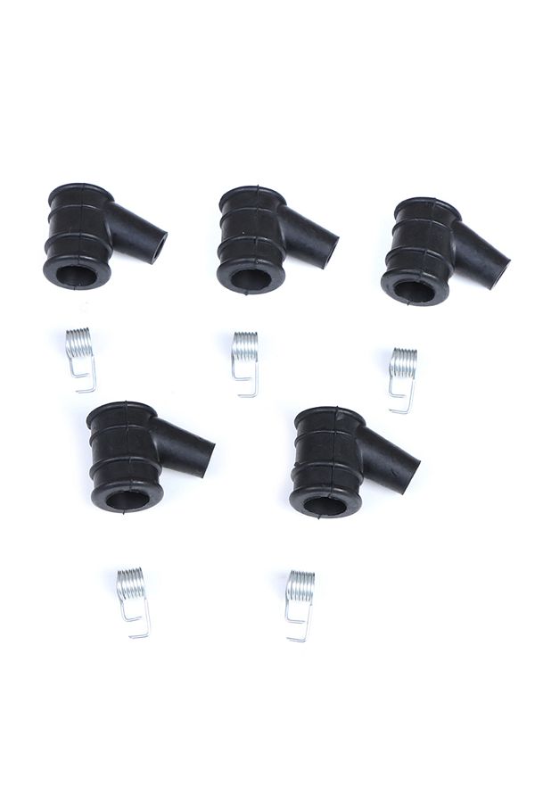 Choice-As Picture 5 Sets 2-stroke Ignition Coil Cap With Springs Set For 45cc52cc58cc Chain Saw 1
