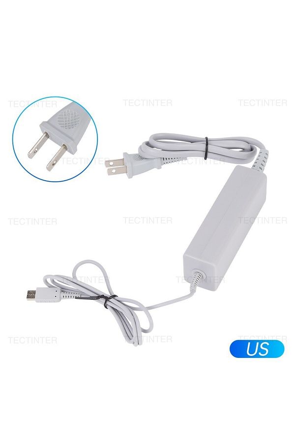 TECTINTER-Us Plug Charger For Wii U Gamepad Controller ac Adapter Us/eu Plug Charging 100-240v Adapter Compati 1