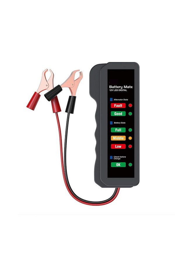 Choice-Car Battery Tester 12v Car Battery Tester, Alternator Tester Automotive,battery Checker, Analyzer To 1