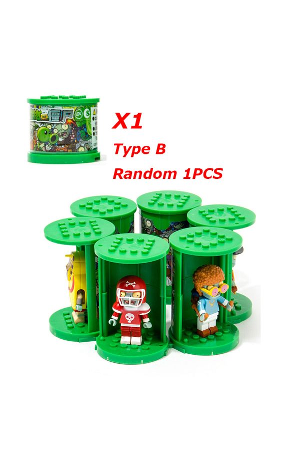 Choice-Plants Vs Zombies 2 Fire Peashooter Zombie Army Blind Box Game Scene Model 50 Styles Action Figur... 1