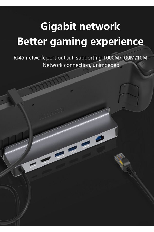 Blueendless-محطة إرساء DS601 USB C لجهاز Steam Deck وROG Game Docking بدقة 4K@60Hz متوافقة مع DP HDMI 1