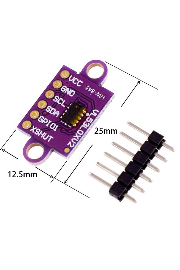 Choice-Vl53l0x V2 Vl53l0x Time-of-flight (TOF) Laser Ranging Sensor Breakout 940nm Gy-vl53l0xv2 Laser Dista 1