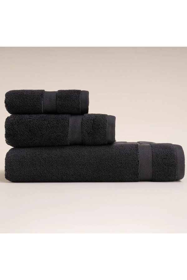 Penelope-Anthracite Noa Series - 100% Cotton 30X50 cm Towel 1