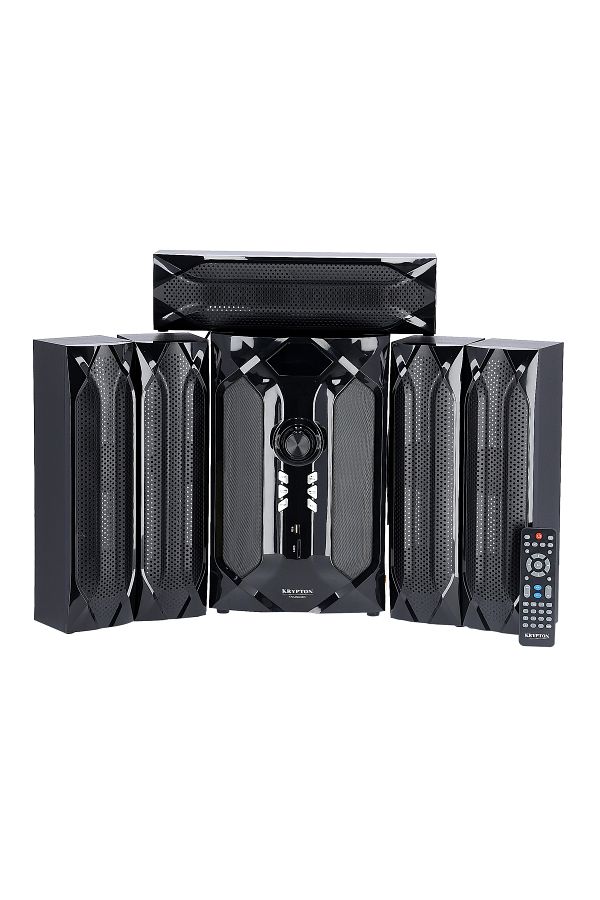 KRYPTON-High Power 5.1 CH Multimedia Speaker - Multimedia Speaker System with Subwoofer - USB/SD/FM/ 1