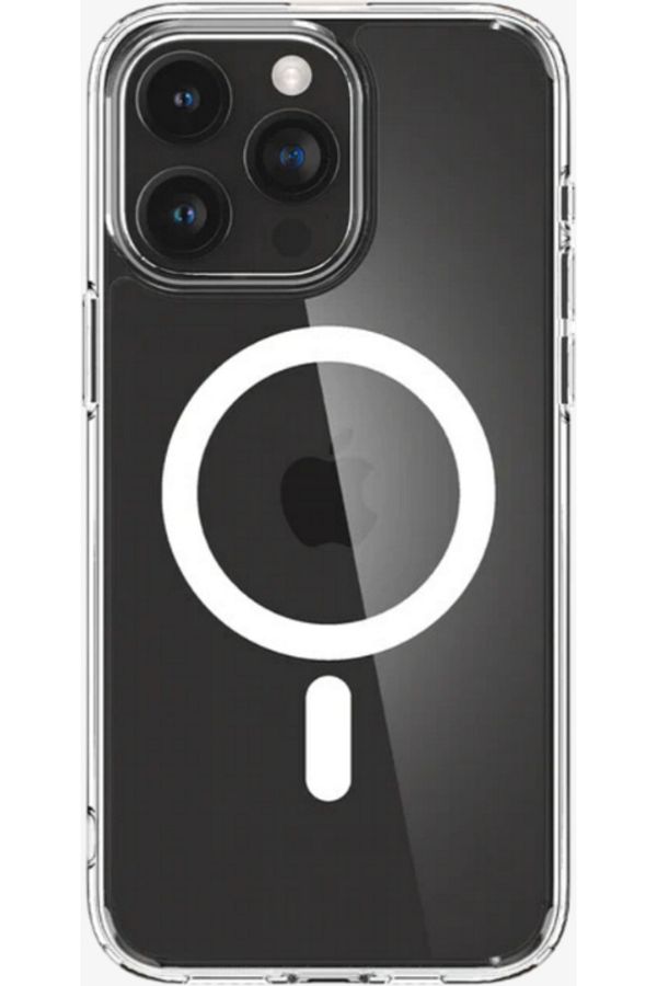 Spigen-iPhone 15 Pro Max Case, Spigen Crystal Hybrid (Magsafe Compatible) 1