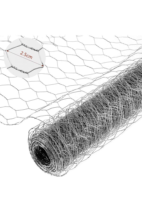 Choice-35x100cm Iron 1/5m Chicken Iron Wire Mesh Animal Fence Net Hexagonal Netting Fencing Cages Aviary Fe 1
