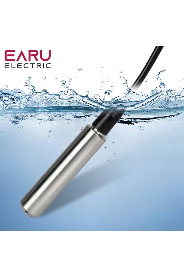EARUELETRIC-1m Range 5m Cable 4-20ma Output Integral Level Transmitter Liquid Oil Water Level Sensor Probe Detec 1