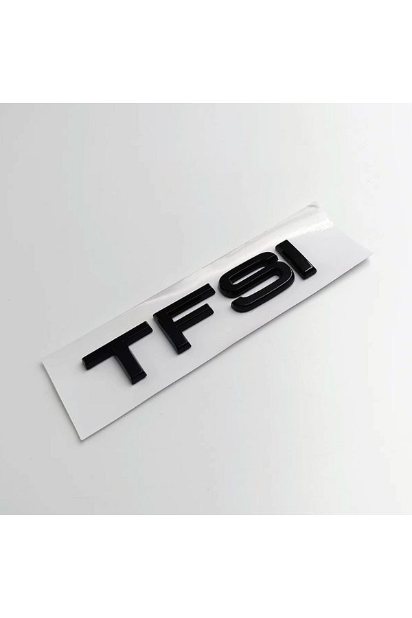 Choice-Tfsi Glossy Black 3d Abs Black Tfsi Logo Tdi Letters Car Trunk Emblem Badge For A3 A4 A5 A6 A7 A8 Q2 1