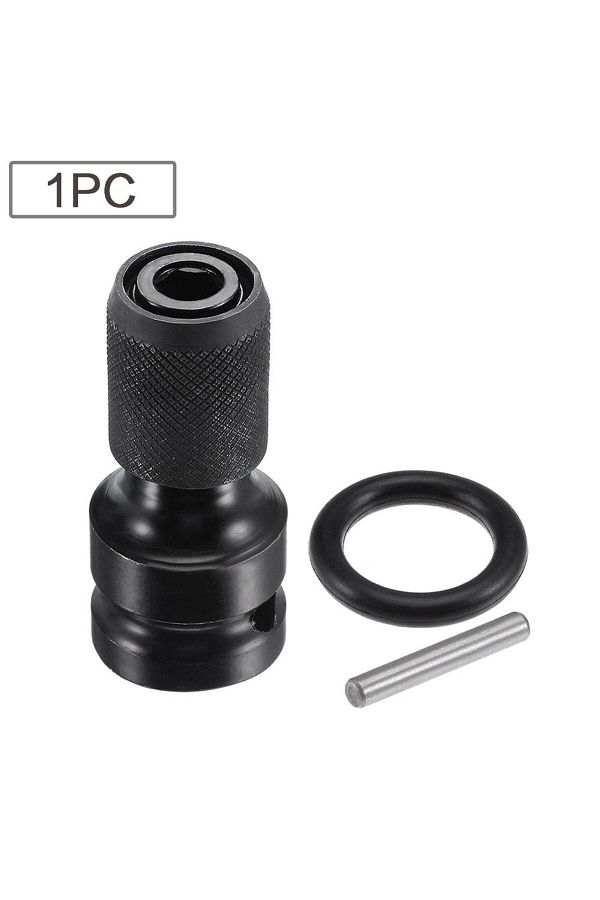 STONEGO-1pc 1pc 1/2 Inch Square Drive To 1/4 Inch Hex Socket Adapter Converter Chuck Adapter For Imp 1