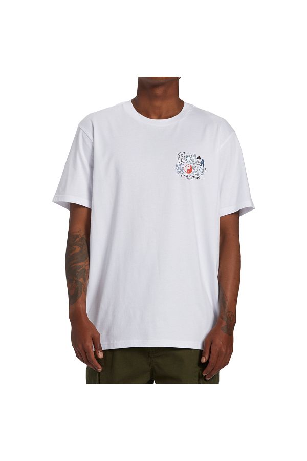 BİLLABONG-Worded Tees Ανδρικό Λευκό T-Shirt ΑΝΔΡΙΚΟ T-SHIRT ABYZT02273 1